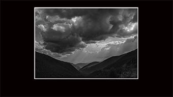 The Richard Philip Soltice Gallery - Light Shafts over Kootenay Pass